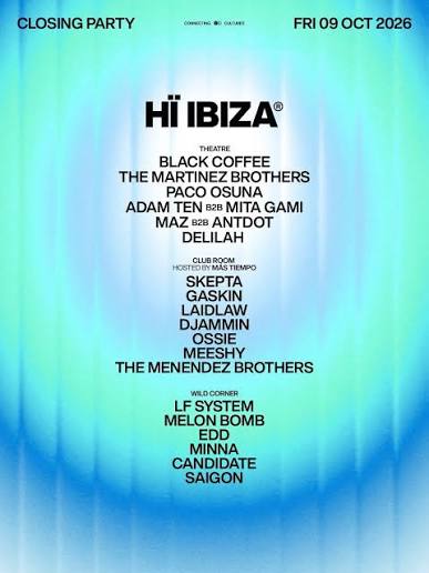 Ibiza closing parties 2026
